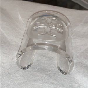 Tory Burch Jewelry - Tory Burch lucite clear cuff bracelet Tory Burch Jewelry - Tory Burch lucite clear cuff bracelet